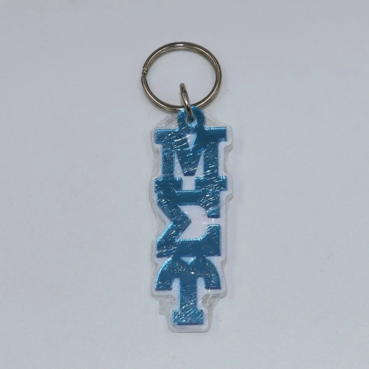 Mu Sigma Upsilon Block Keychain 1