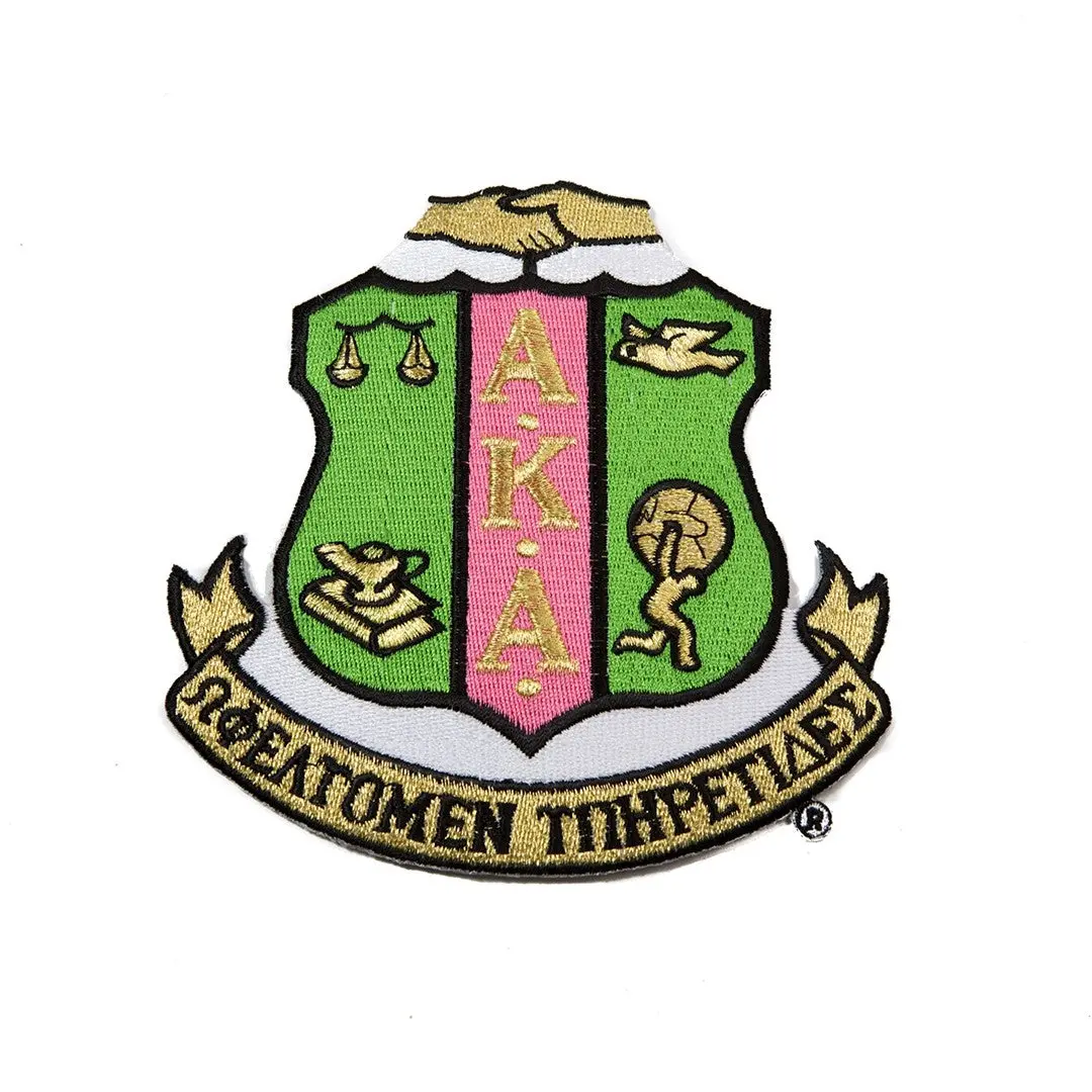 Alpha Kappa Alpha 10" Shield Patch 1