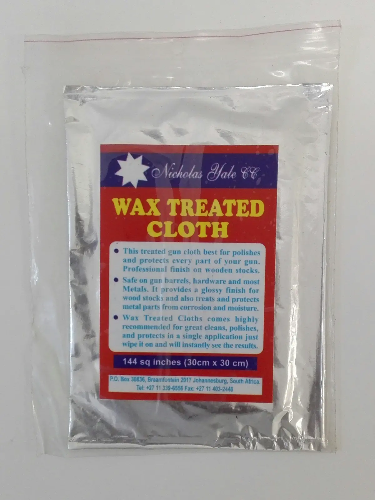 Nicolas Yale Wax Treated Cloth 1