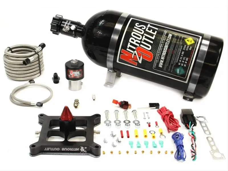 Nitrous Outlet 00-10671-Gen3-10 Gen Iii Stinger Plate System For 4150 Carburetors – 100Hp 1