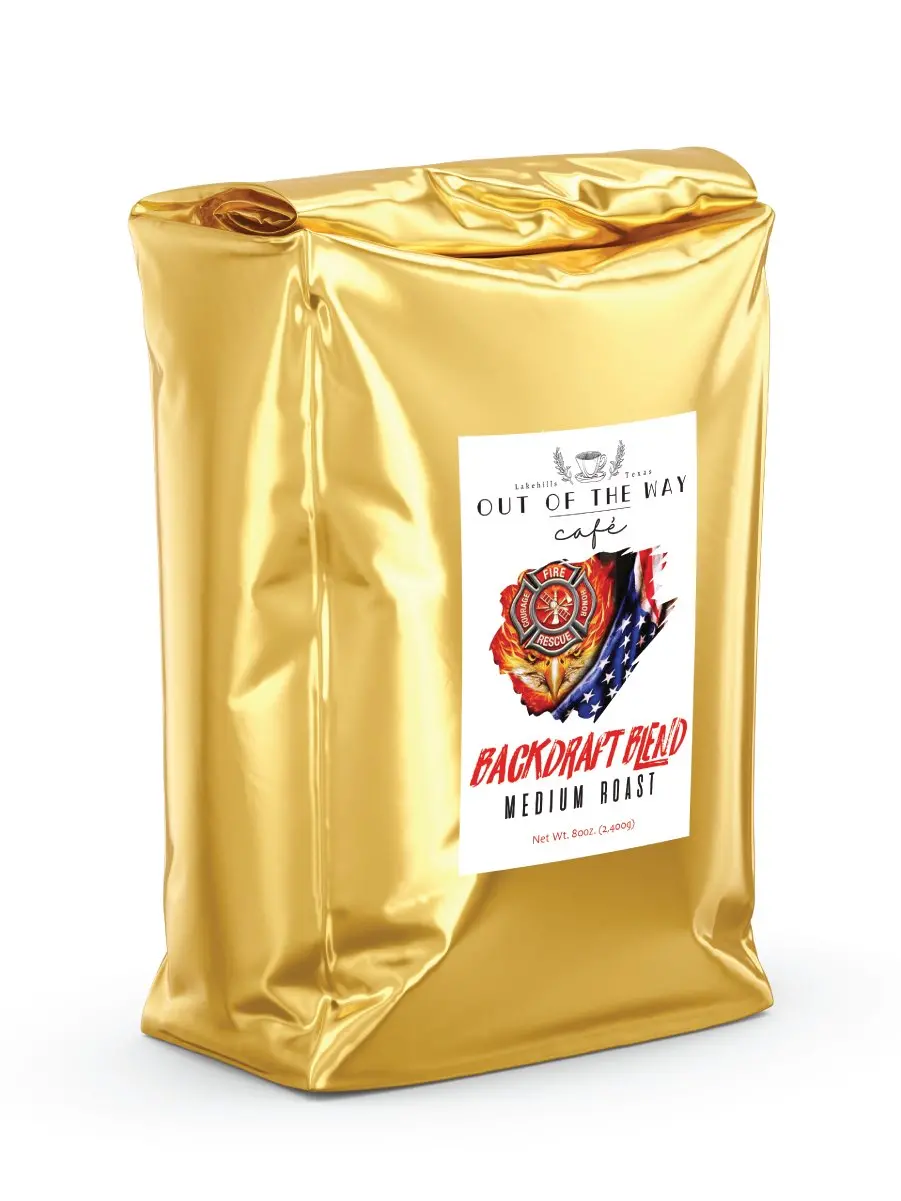 5Lb. Bag - Ootw Backdraft Blend - Medium Roast Coffee 1