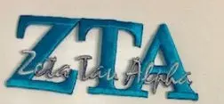 Zeta Tau Alpha Signature Patch 1