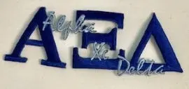 Alpha Xi Delta Signature Patch 1