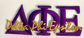 Delta Phi Epsilon Signature Patch 1