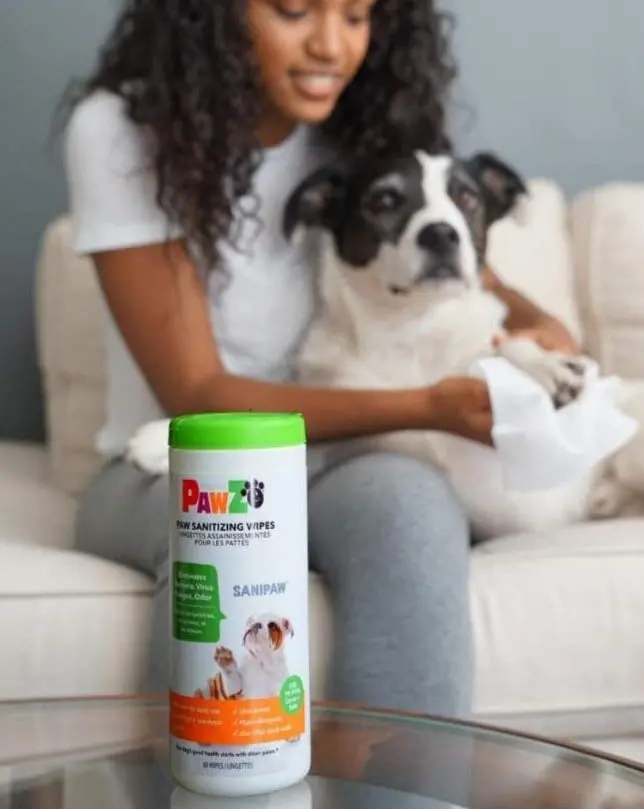 Sanipaw Daily Dog Paw Wipes 1