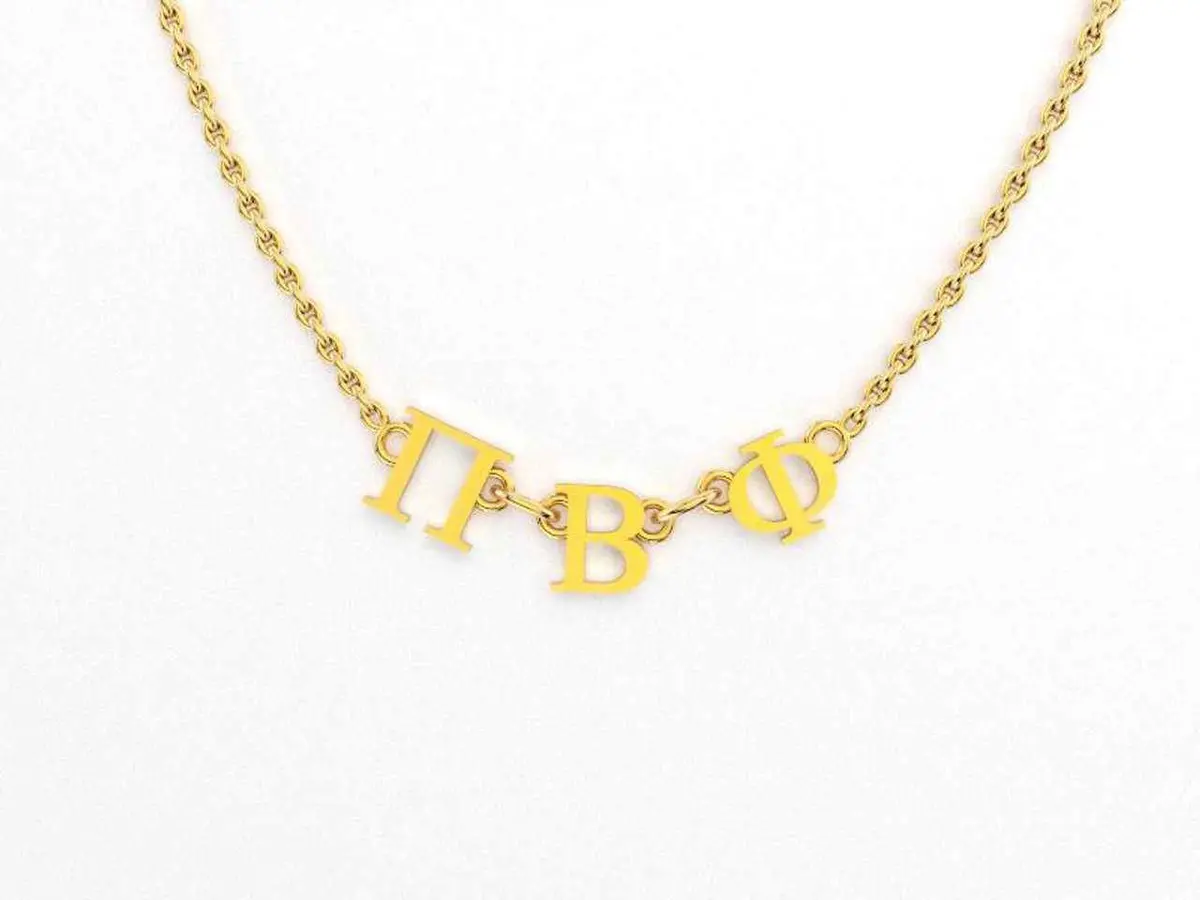 Pi Beta Phi Phoebe Greek Necklace 1