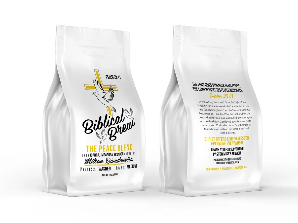 Biblical Brew 12 oz Specialty Coffee Bags – 8 Count