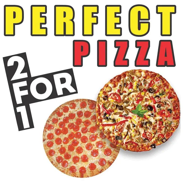 Perfect 2 For 1 Pizza 1