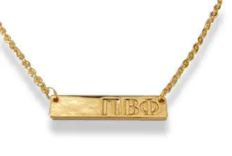 Pi Beta Phi Bar Necklace 1
