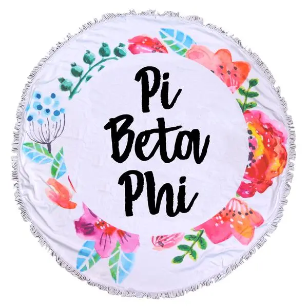Pi Beta Phi Fringe Towel Blanket 1