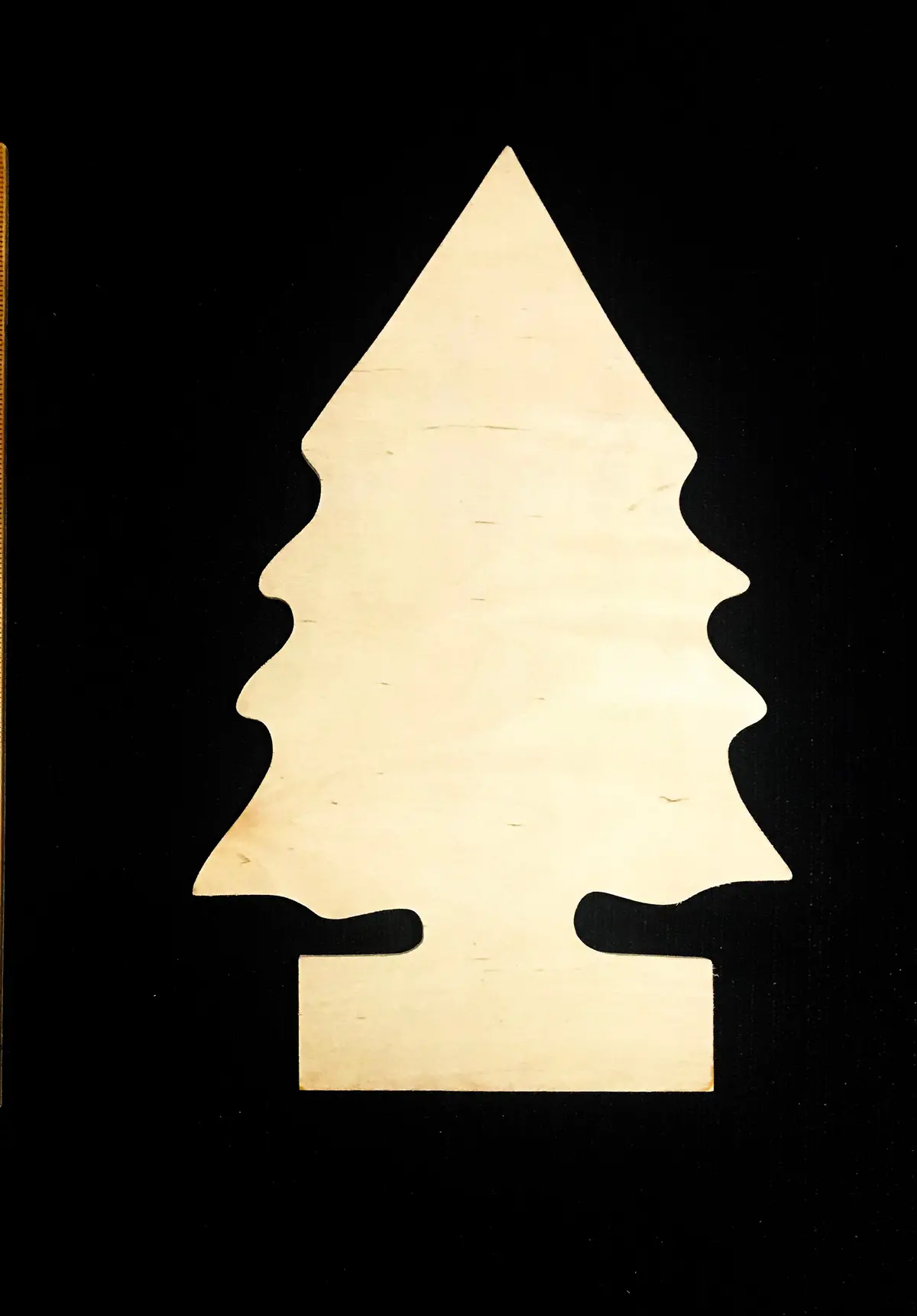 Delta Delta Delta Pine Tree Wood Board 1