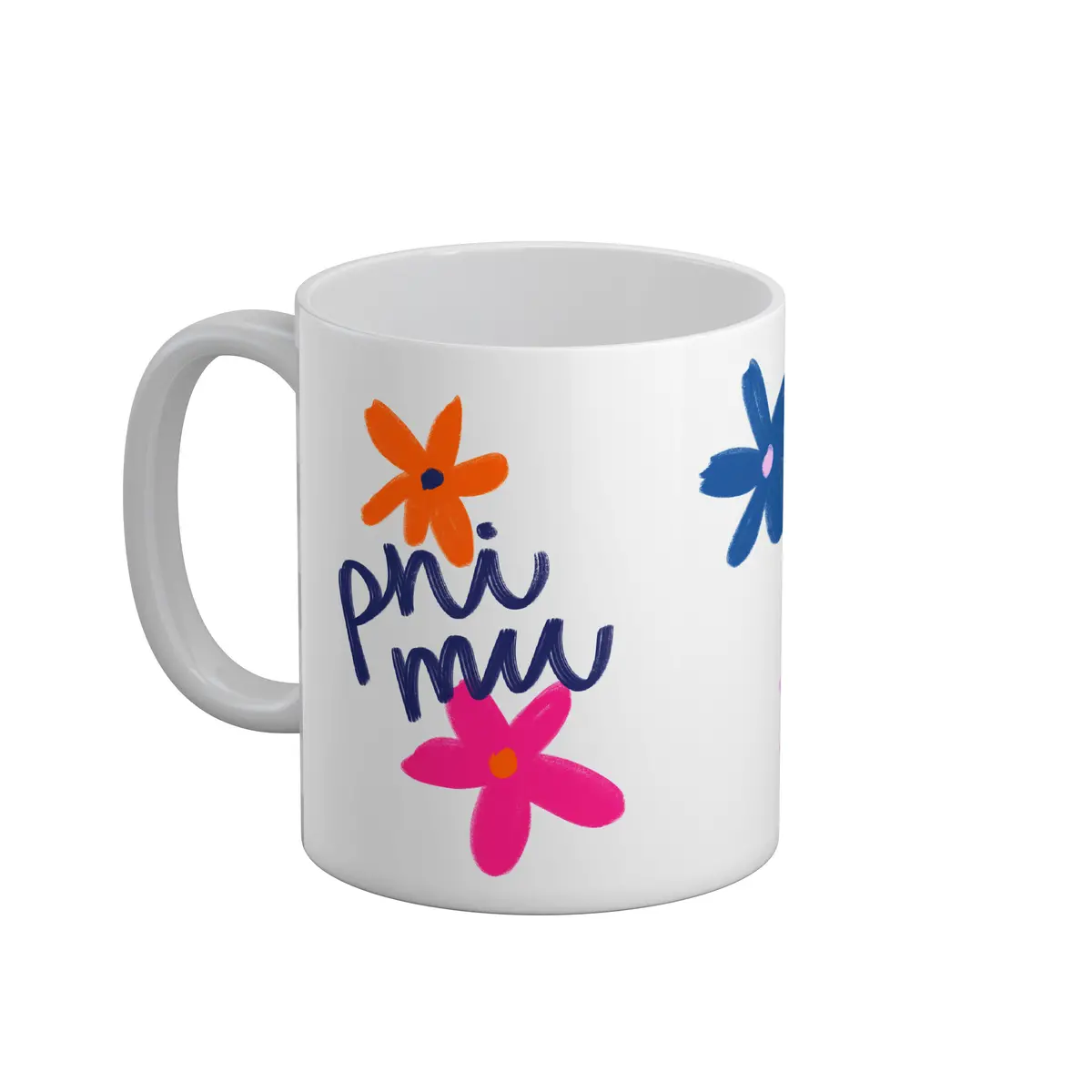 Phi Mu Bloom Mug 1