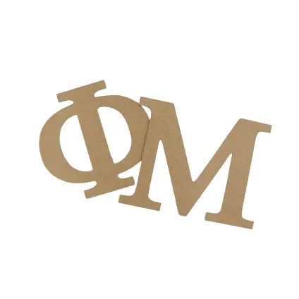 Phi Mu Crafting Mdf/Wood Letter Set 1