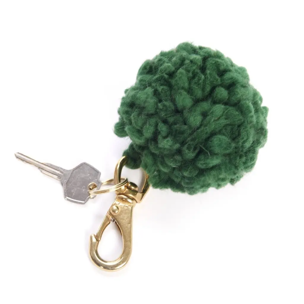 Loopy Mango | Diy Pompom For Leash Kit In Jungle Green 1