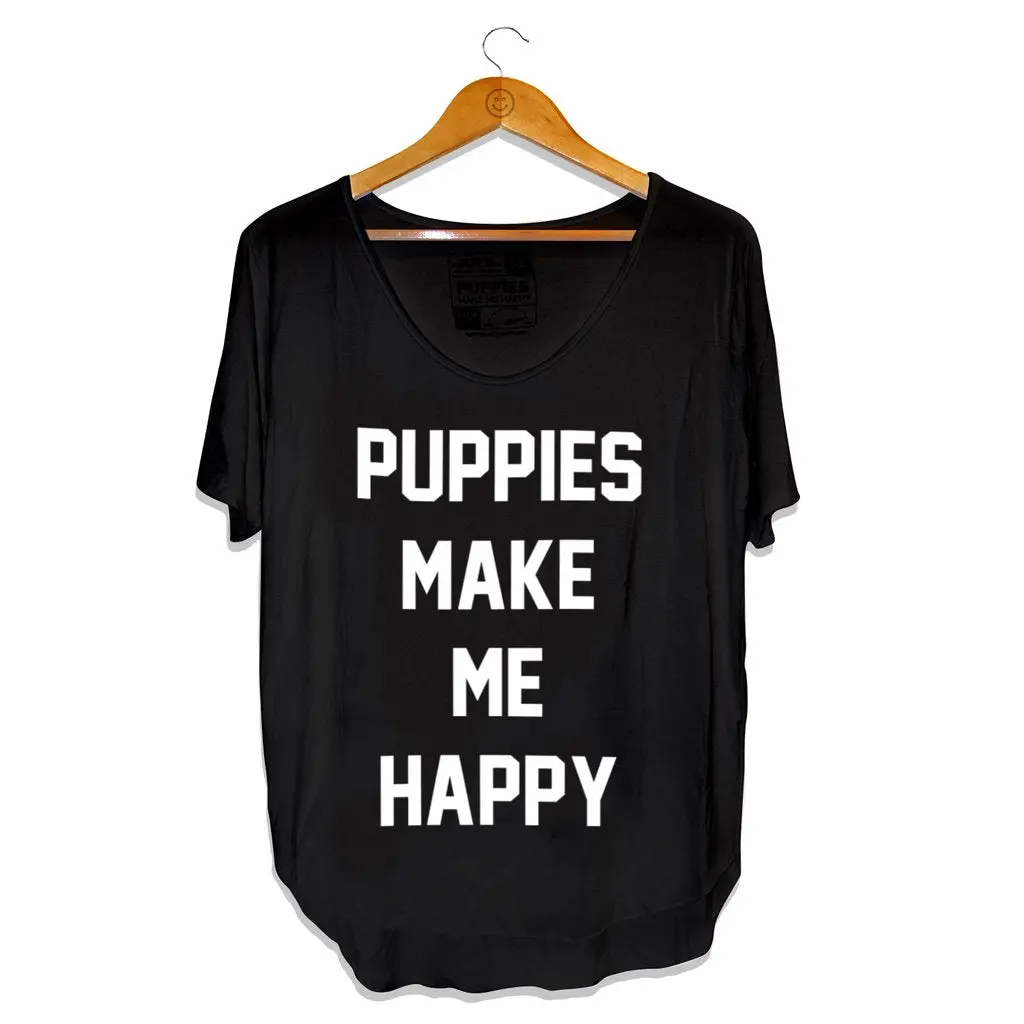 Puppies Make Me Happy | Title Weekend Tee 1