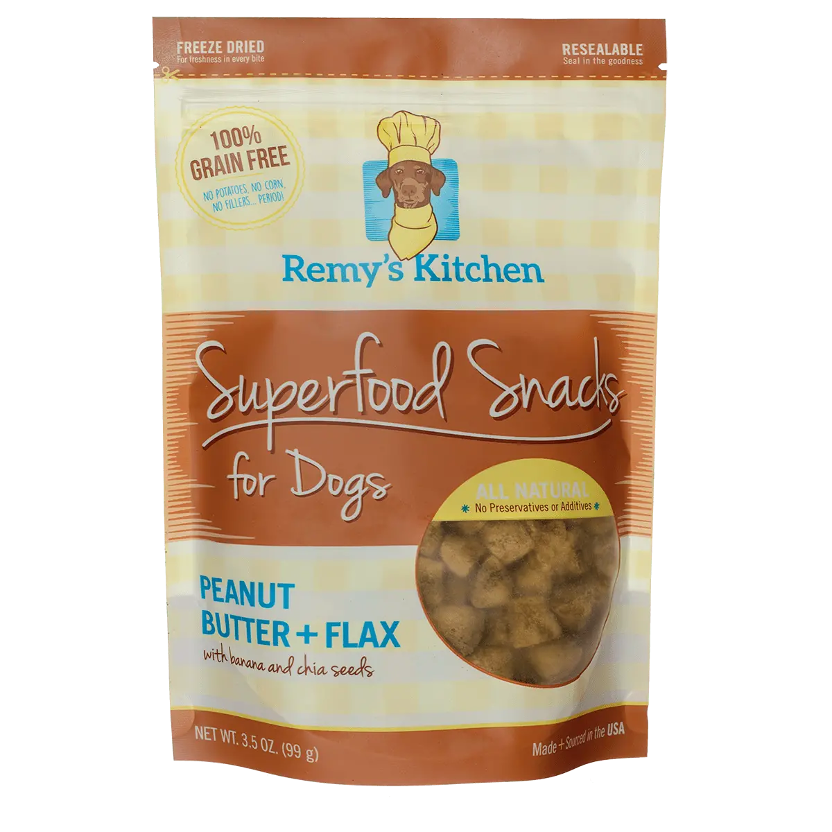 Remy's Kitchen | Superfood Snacks In Peanut Butter + Flax 1
