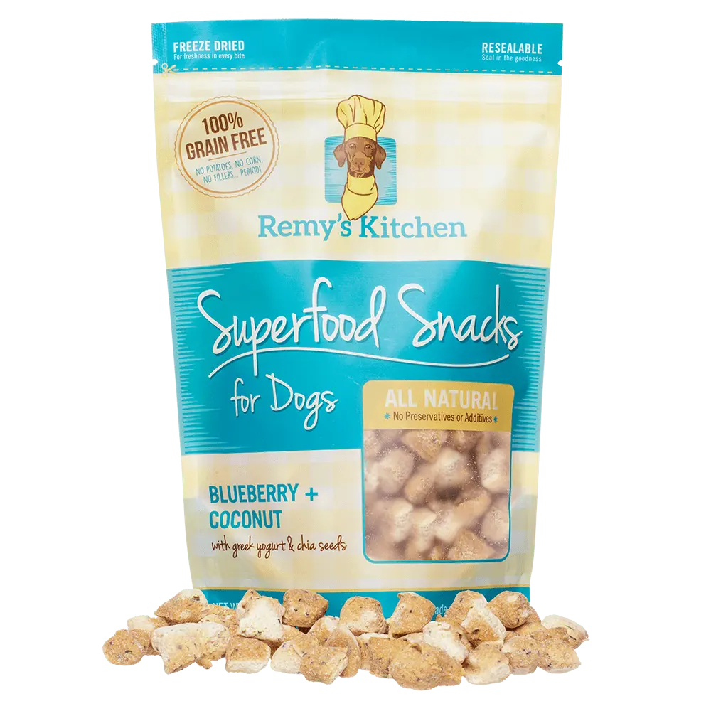 Remy's Kitchen | Superfood Snacks In Blueberry + Coconut 1