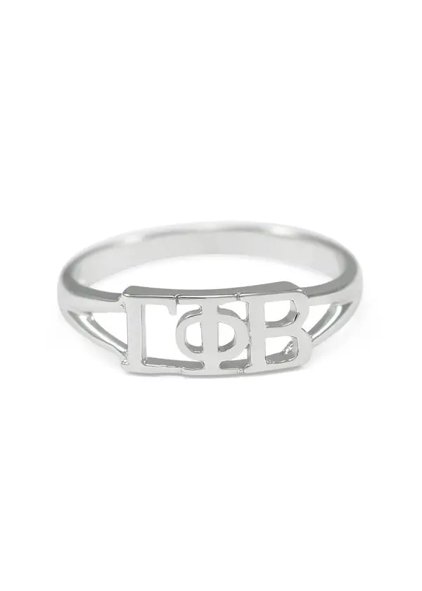 Gamma Phi Beta Sterling Silver Ring 1
