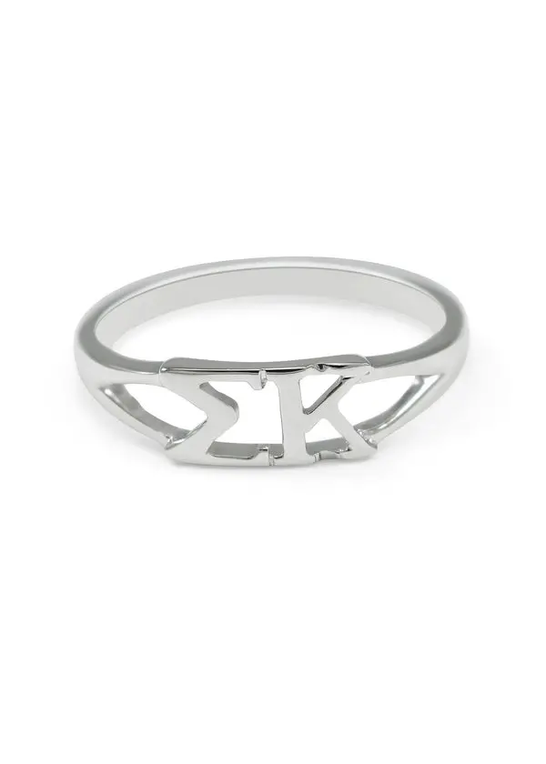 Sigma Kappa Sterling Silver Ring 1