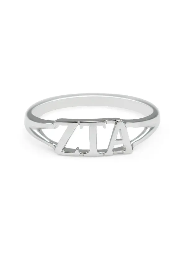 Zeta Tau Alpha Sterling Silver Ring 1