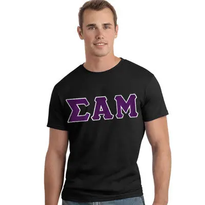 Sigma Alpha Mu Greek Letter Tee 1