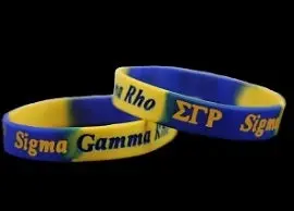 Sigma Gamma Rho Silicone Bracelet 1