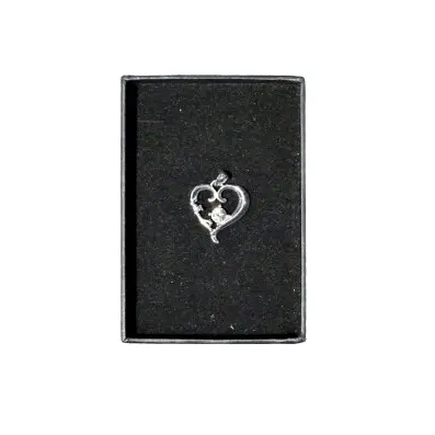 Sigma Gamma Rho Sterling Silver Heart Lavaliere 1