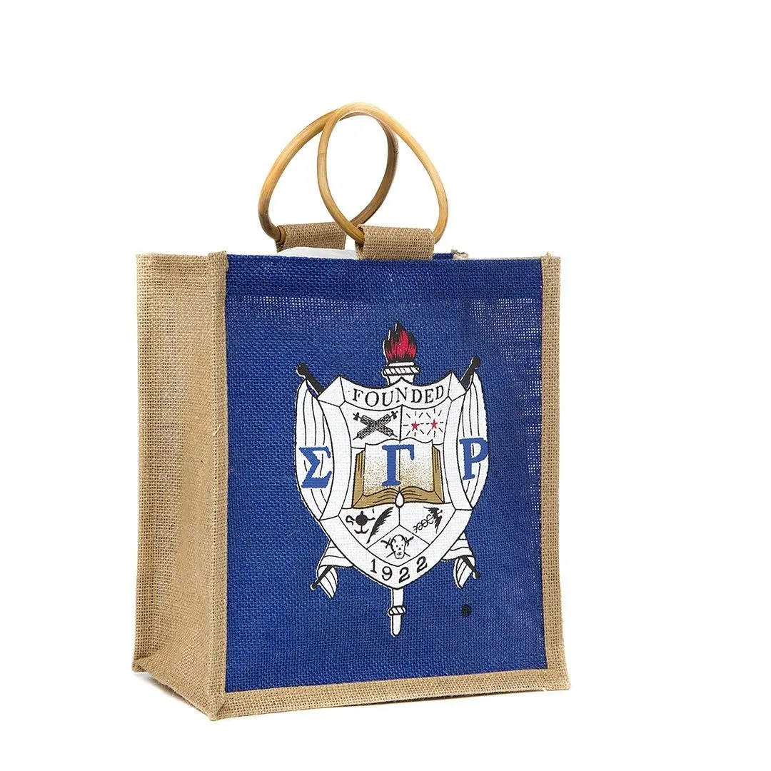 Sigma Gamma Rho Mini Jute Bag 1