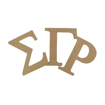 Sigma Gamma Rho Crafting Mdf/Wood Letter Set 1