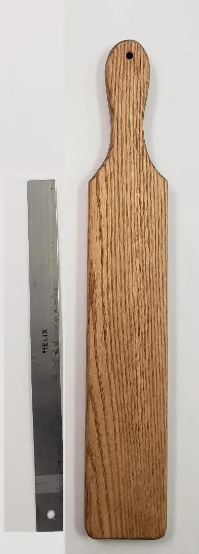 Stained Oak Paddle "D" 1