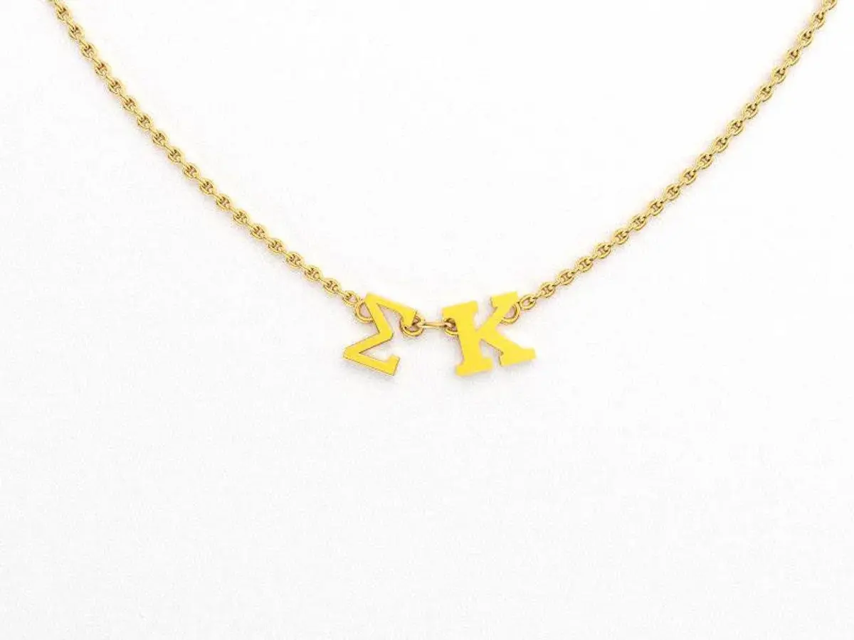 Sigma Kappa Phoebe Greek Necklace 1