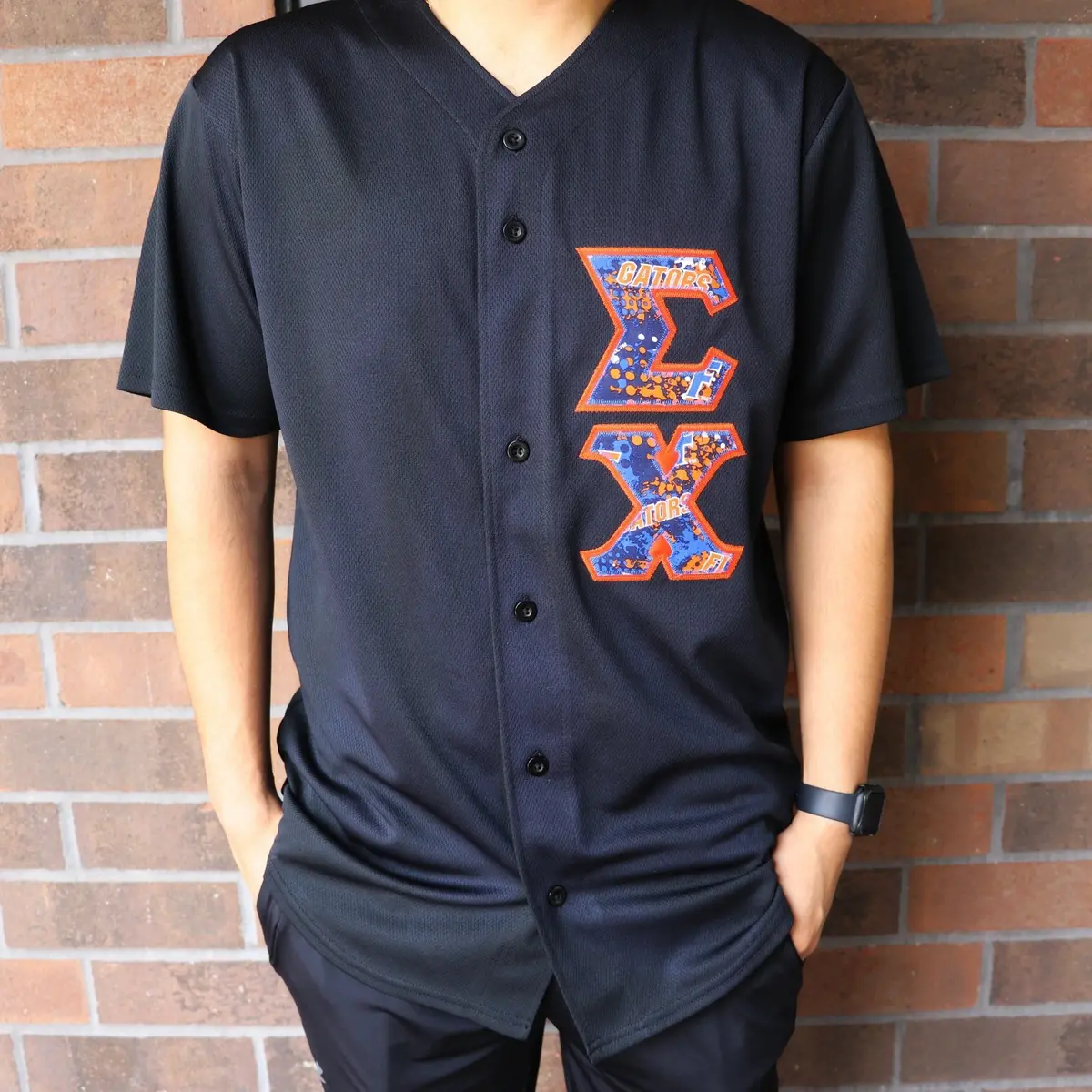 Fraternity Game Day Baseball Jersey 1