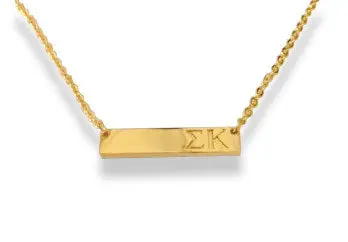 Sigma Kappa Bar Necklace 1