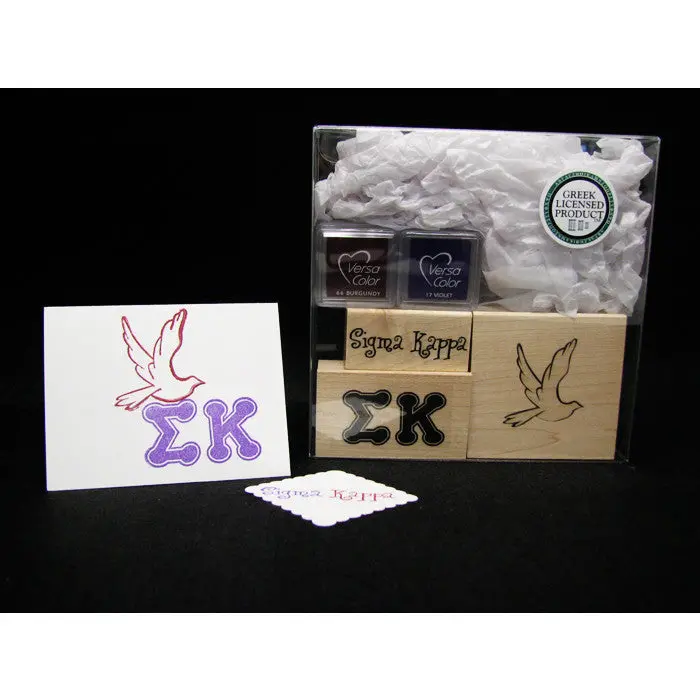 Sigma Kappa Rubber Stamp Kit 1