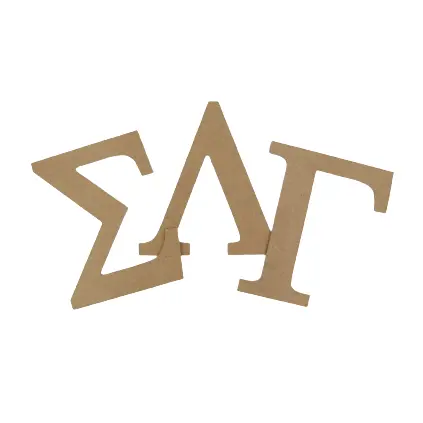 Sigma Lambda Gamma Crafting Mdf/Wood Letter Set 1