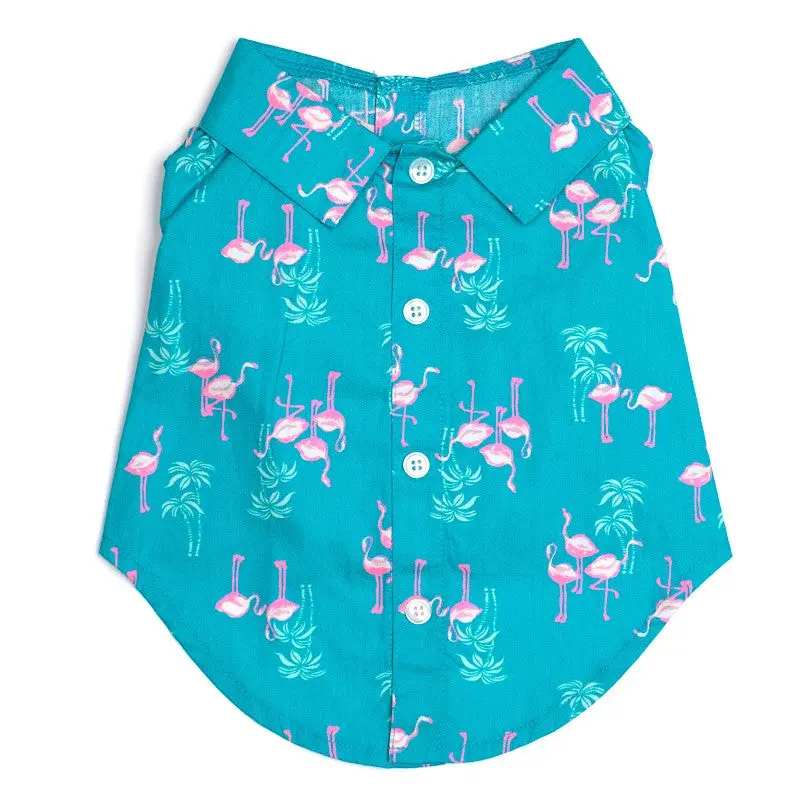 The Worthy Dog | Flamingo Shirt 1