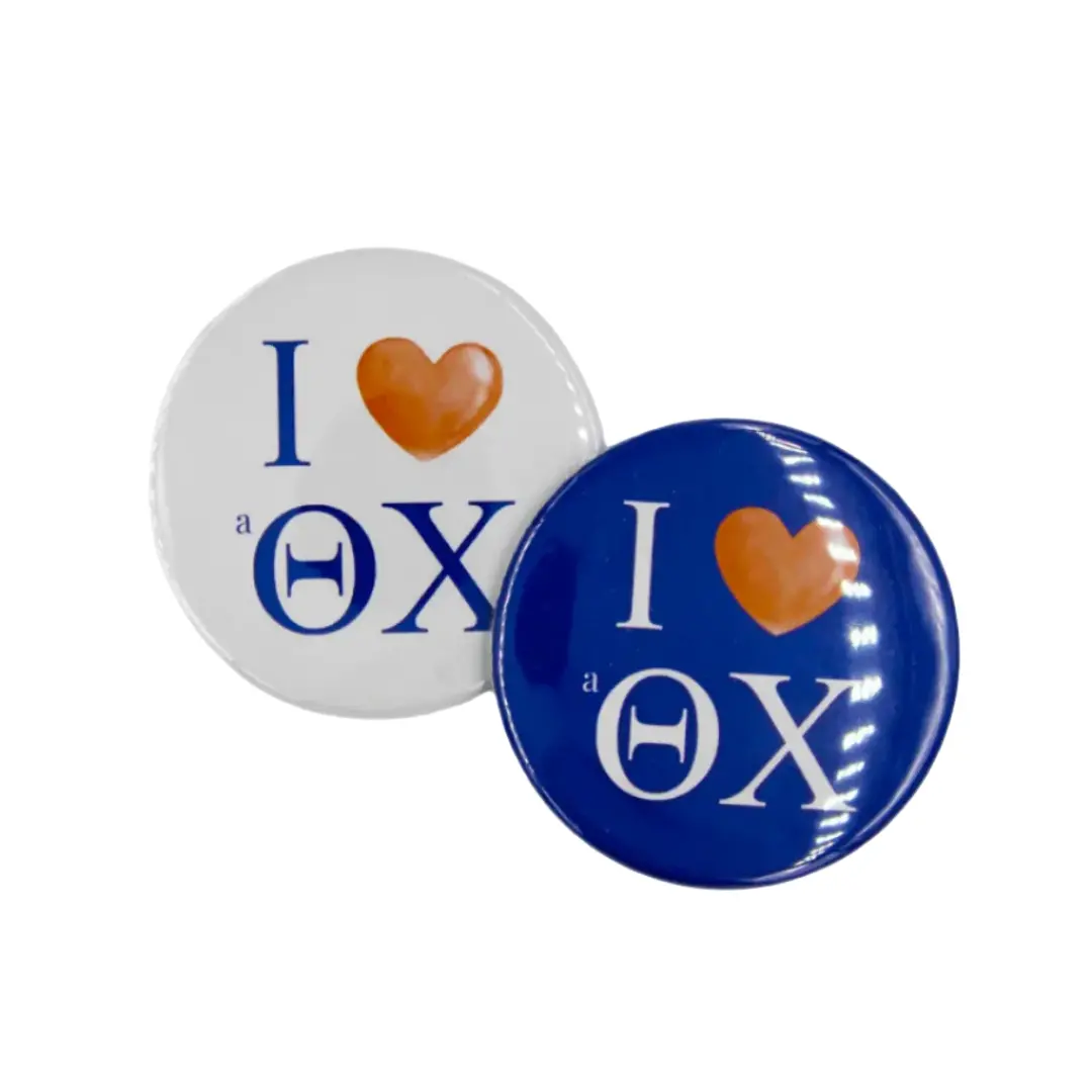 Theta Chi Printed Game Day Button 1