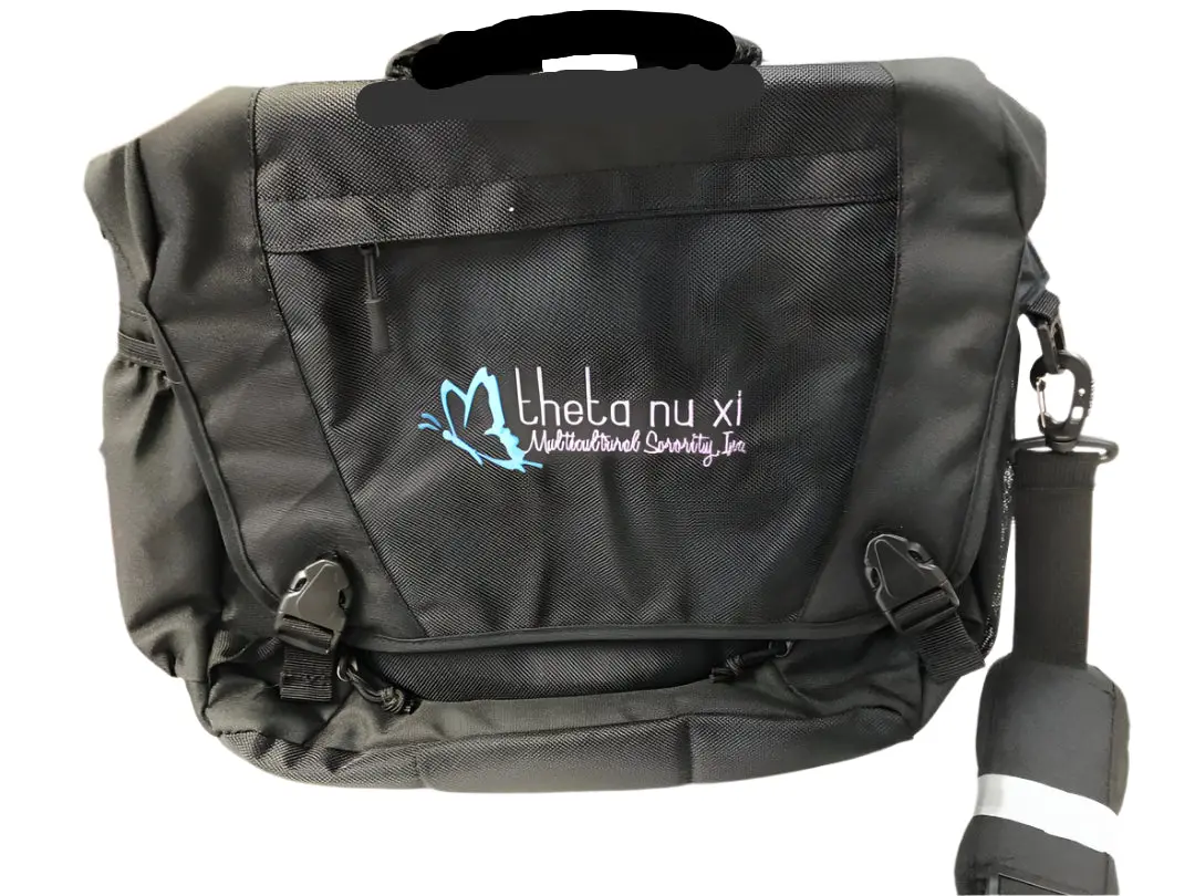 Theta Nu Xi Computer Messenger Bag 1