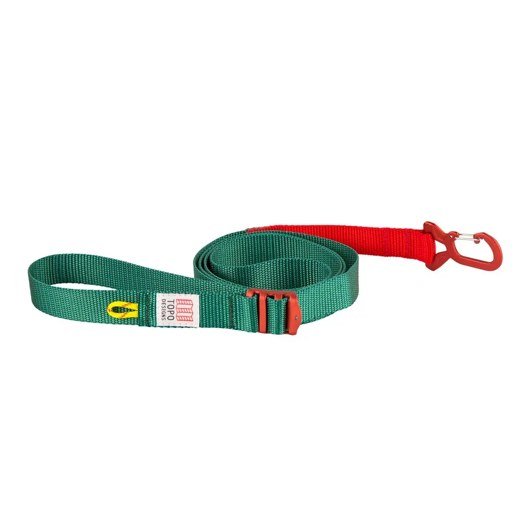 Topo Designs | Dog Leash In Green 1