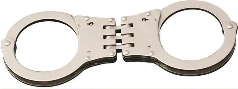 Triple Link Handcuffs & Pouch 1