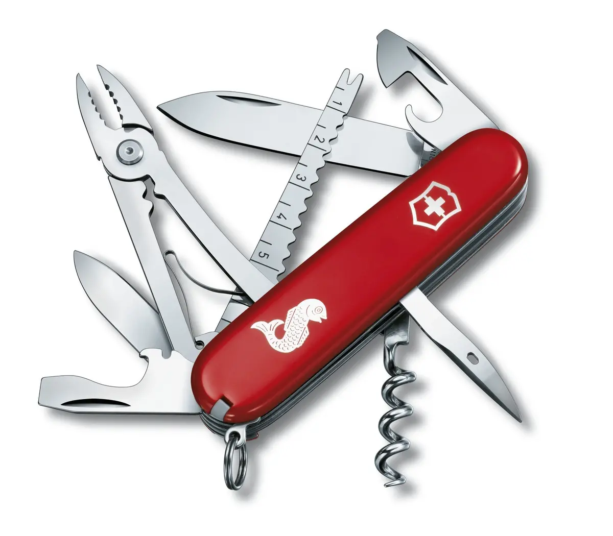 Victorinox Angler Red Swiss Army Knife 91Mm 1