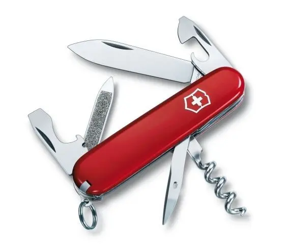 Victorinox Sportsman Red Swiss Army Knife 84Mm 1