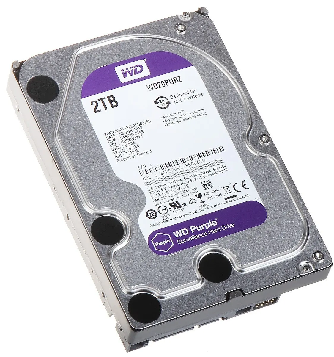 Wd Purple 2Tb Hard Drive 1