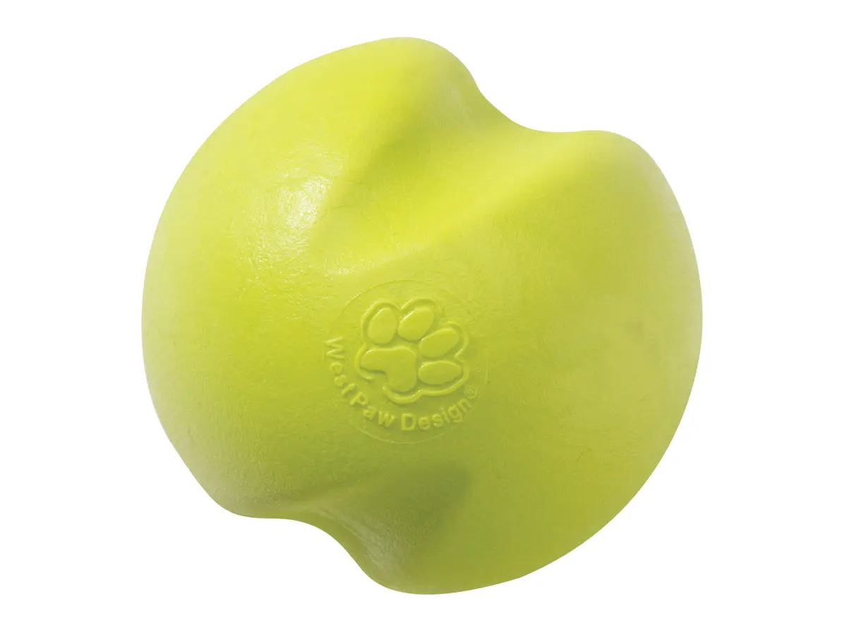 West Paw | Jive Dive Ball In Lime Green (2") 1