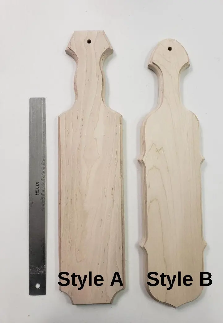 Unstained Oak Paddle 1