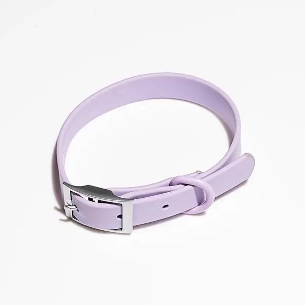 Modern Dog Collar In Lilac 1