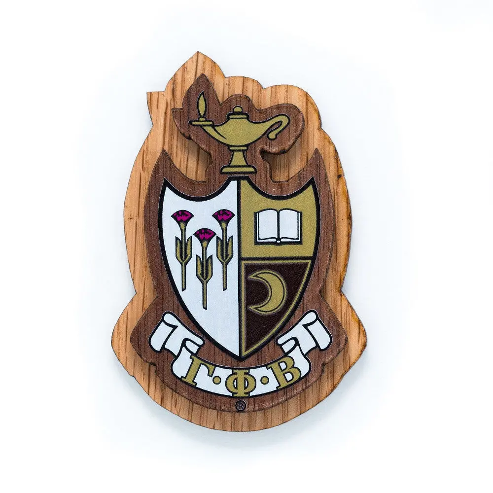 Gamma Phi Beta Large Wood Crest 1