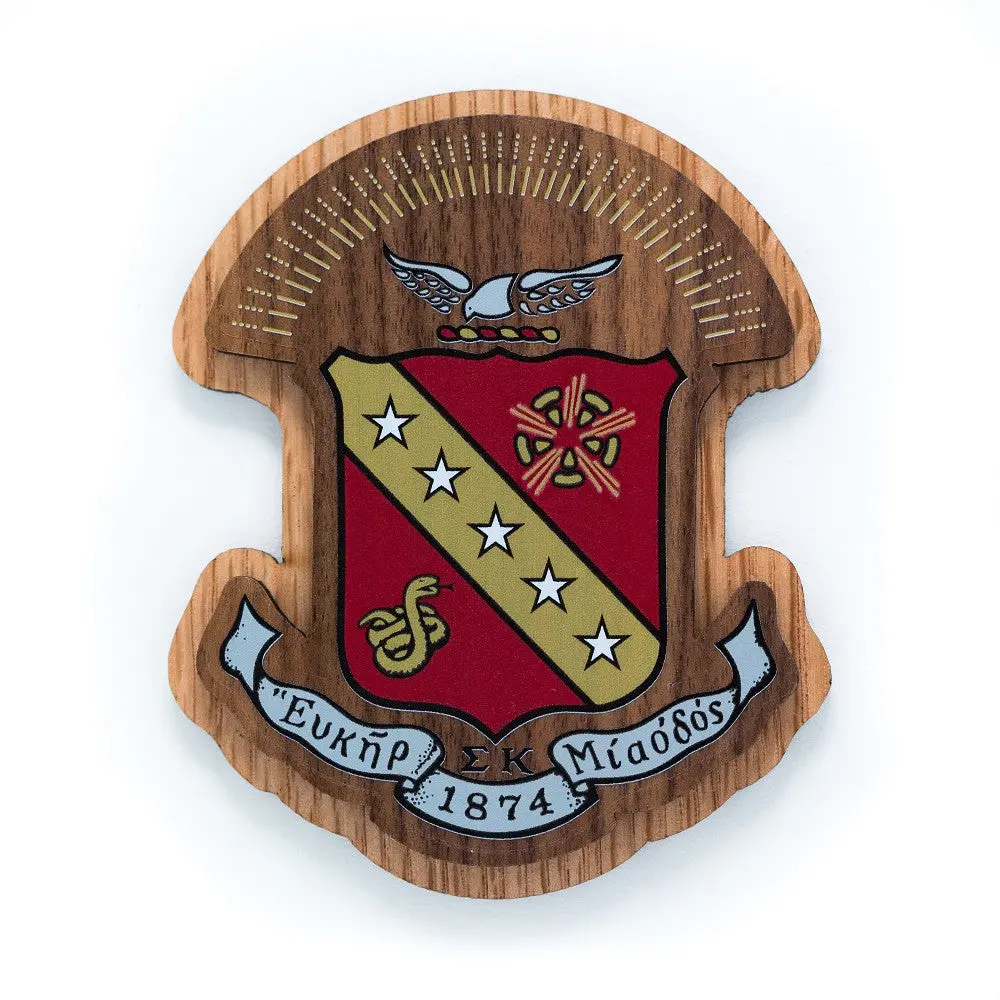 Sigma Kappa Large Wood Crest 1