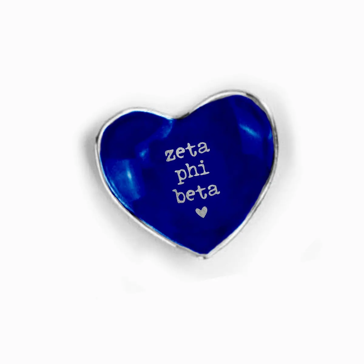 Zeta Phi Beta Heart Ring Dish 1