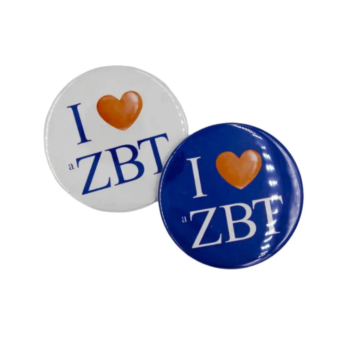 Zeta Beta Tau Printed Game Day Button 1